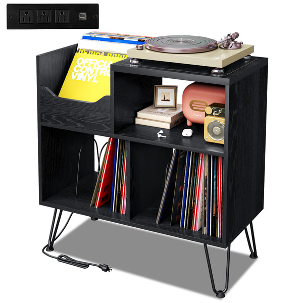 ぽ*ん様 Vinyl Player Record Rack Amazon.com: Record Player Stand with Vinyl Storage, Record