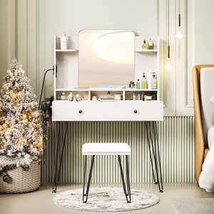 Makeup table