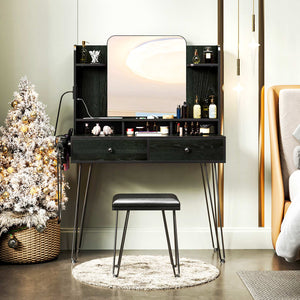 Makeup table