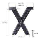 X Type Metal Table Legs 16&28 Inches
